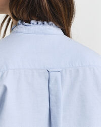 Classic Oxford Frill Blouse
