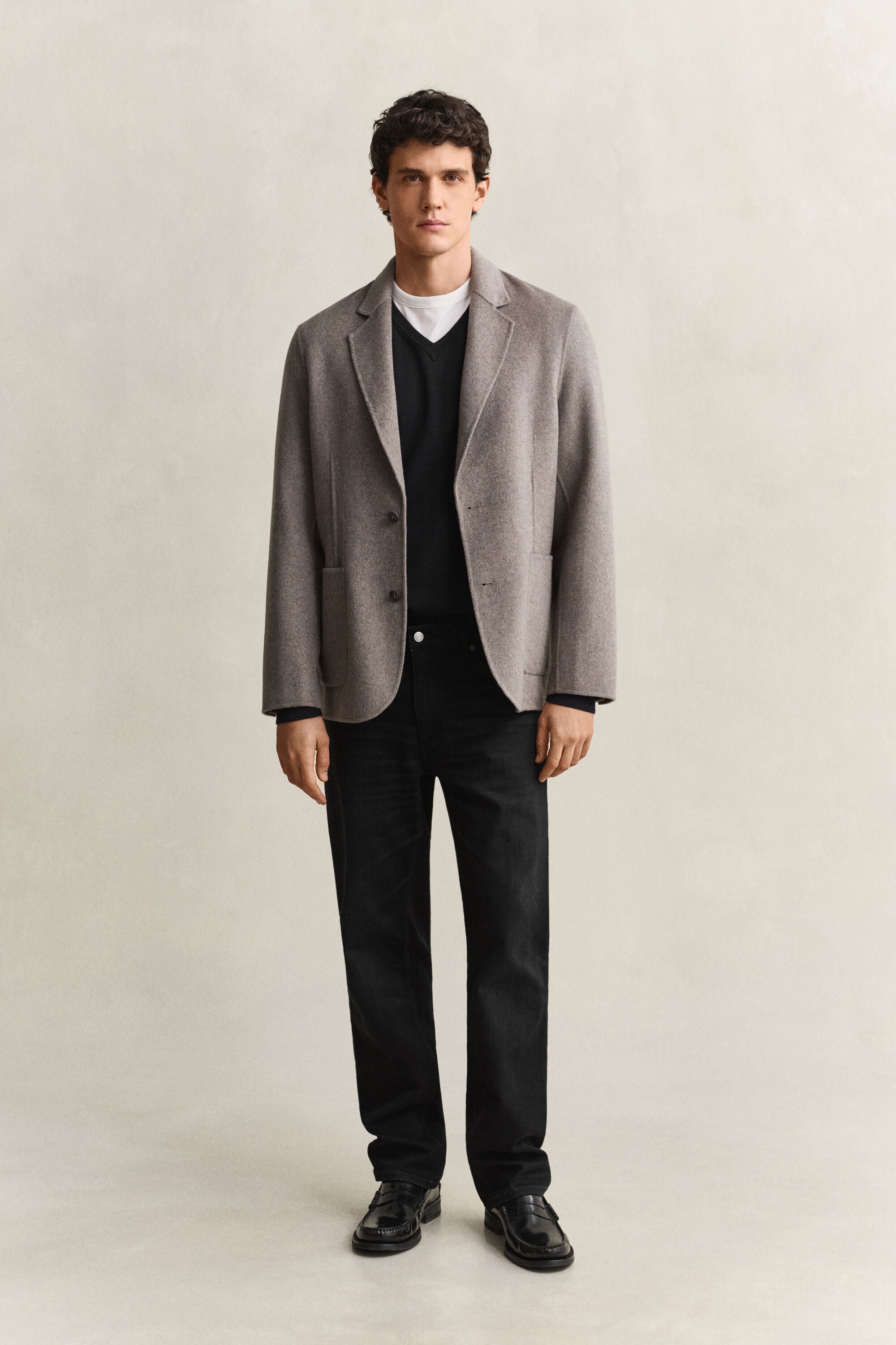 Classic Cotton V-Neck Sweater