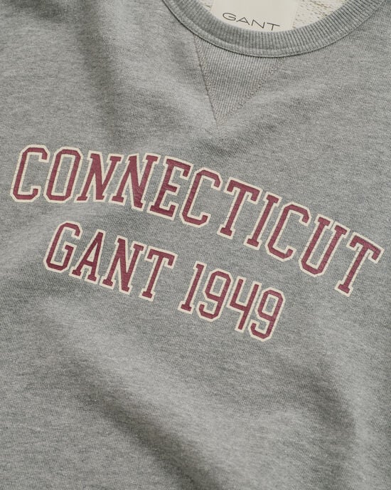 Collegiate Graphic Crew Neck Sweatshirt