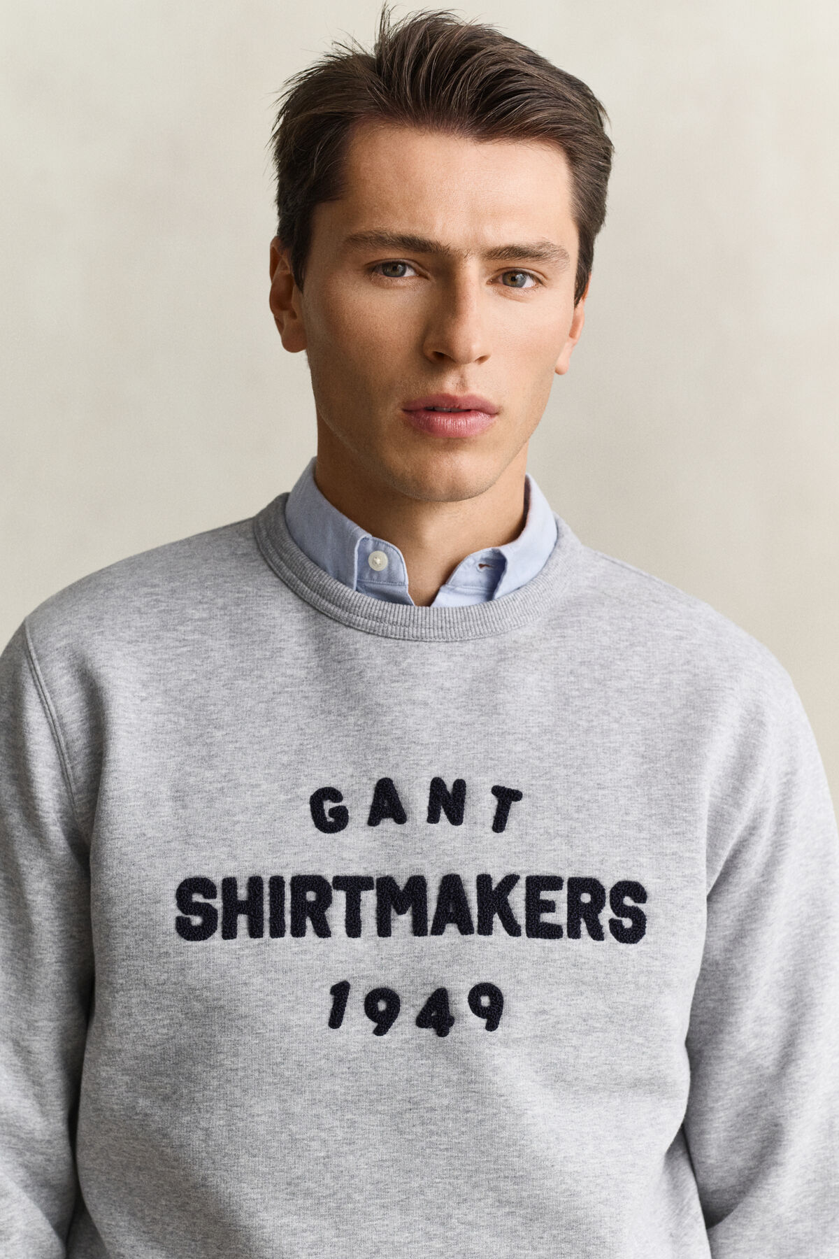 Graphic Sweatshirt — GREY MELANGE