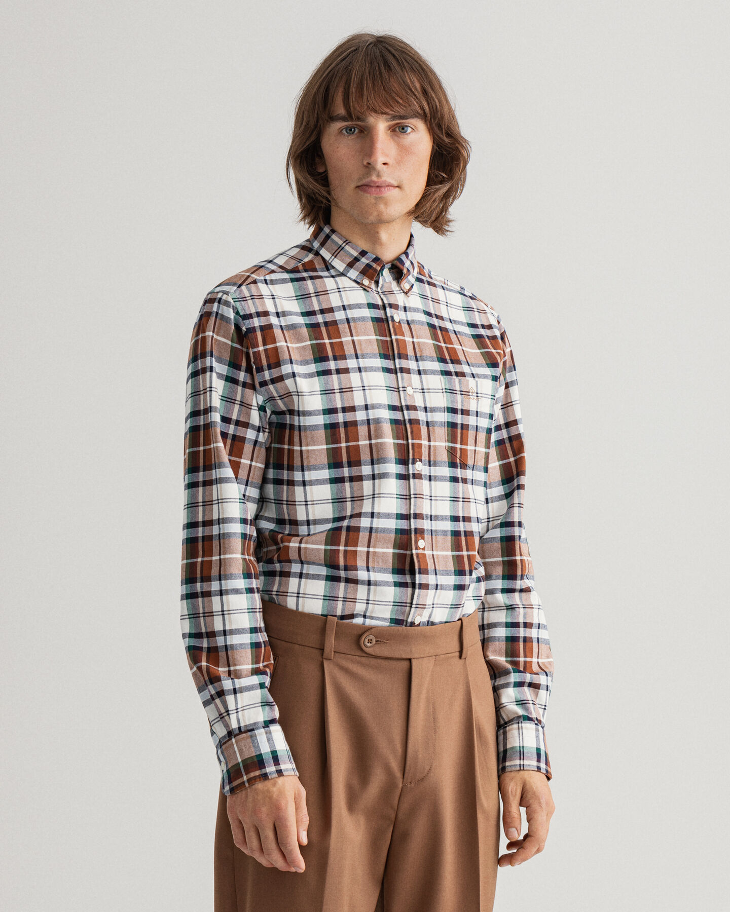 Regular Fit Check Oxford Shirt