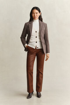 Superfine Lambswool Cardigan — CREAM 6