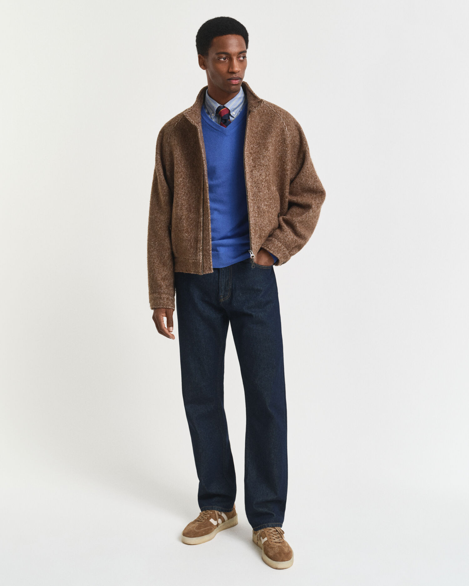 Superfine Lambswool V-Neck Sweater