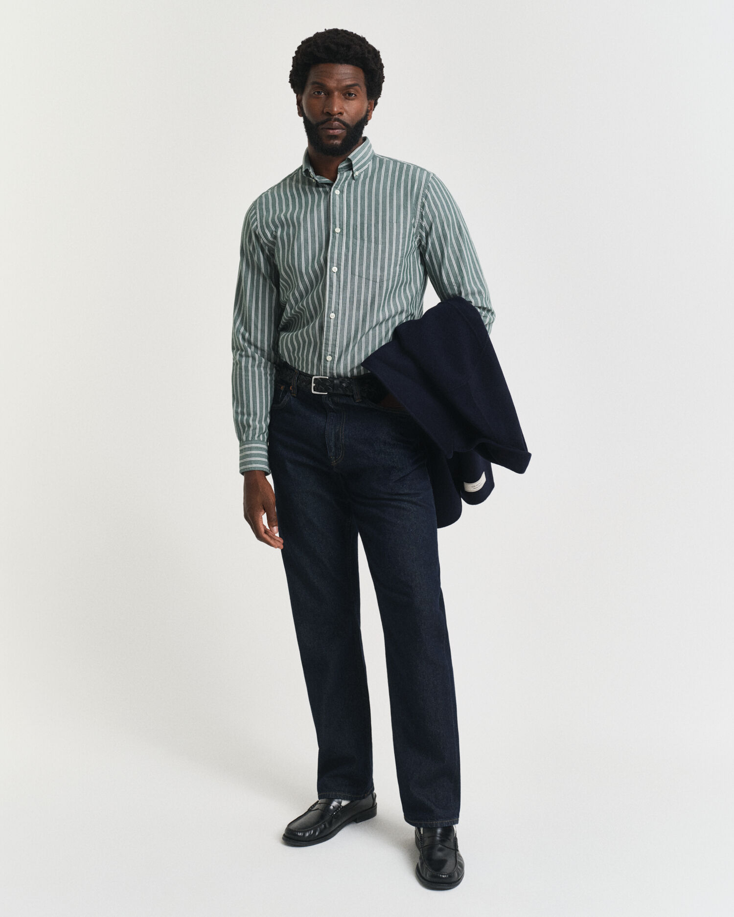 Regular Fit Striped Archive Poplin Shirt - GANT