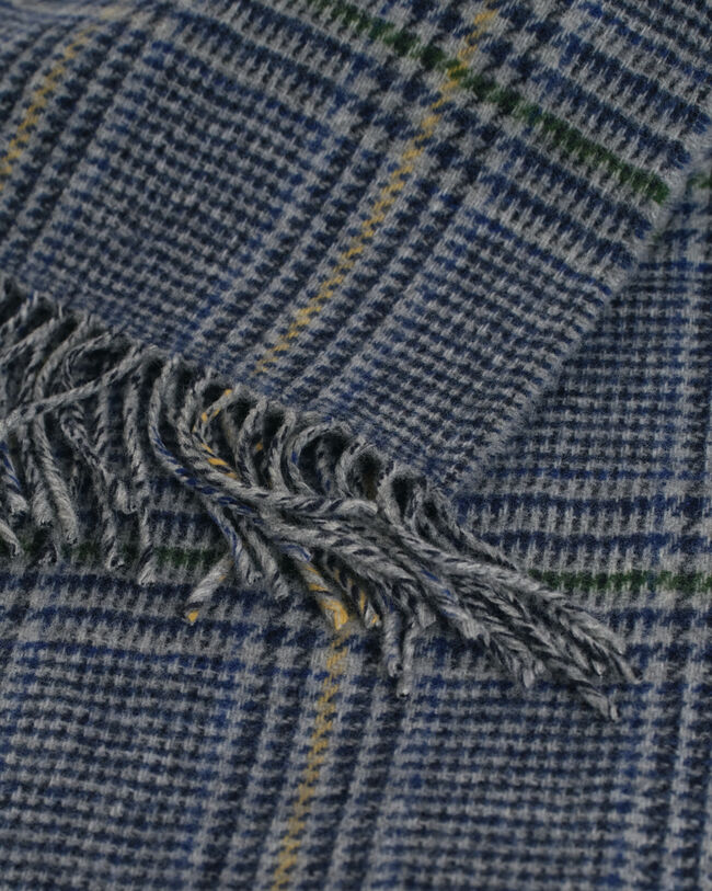 Double-Faced Check Scarf