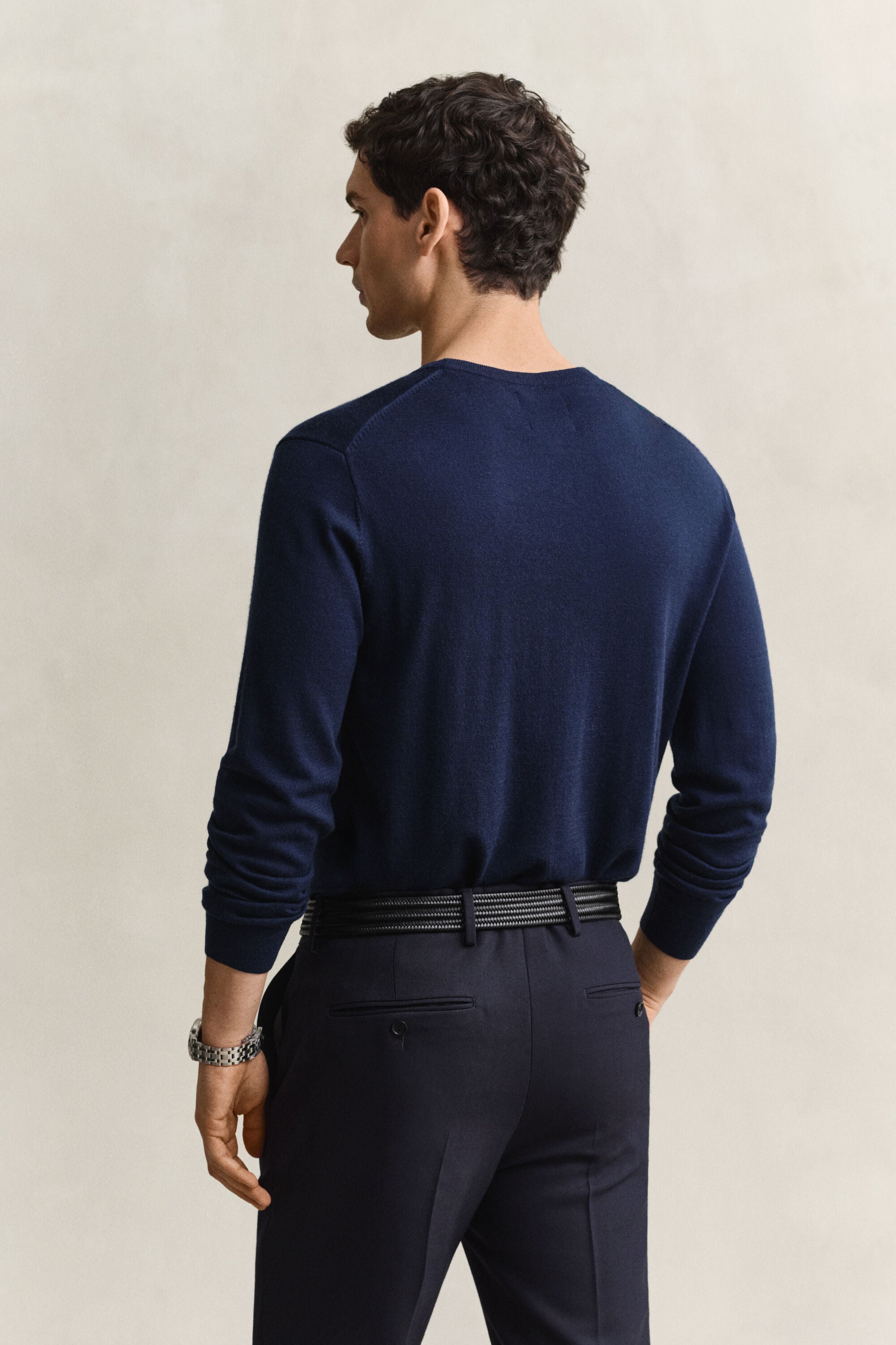Merino Wool Crew Neck Sweater