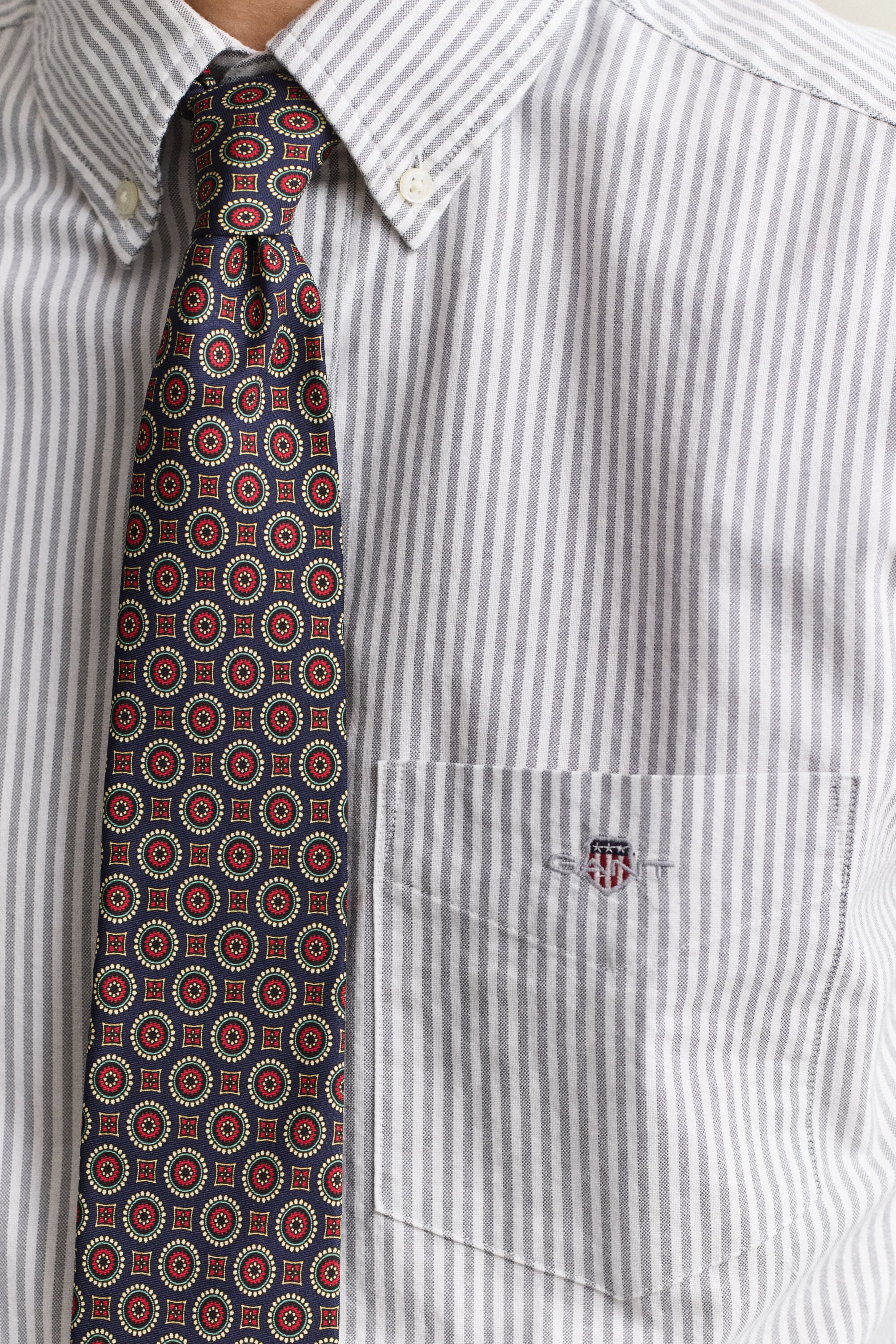 Banker Stripe Classic Oxford Shirt