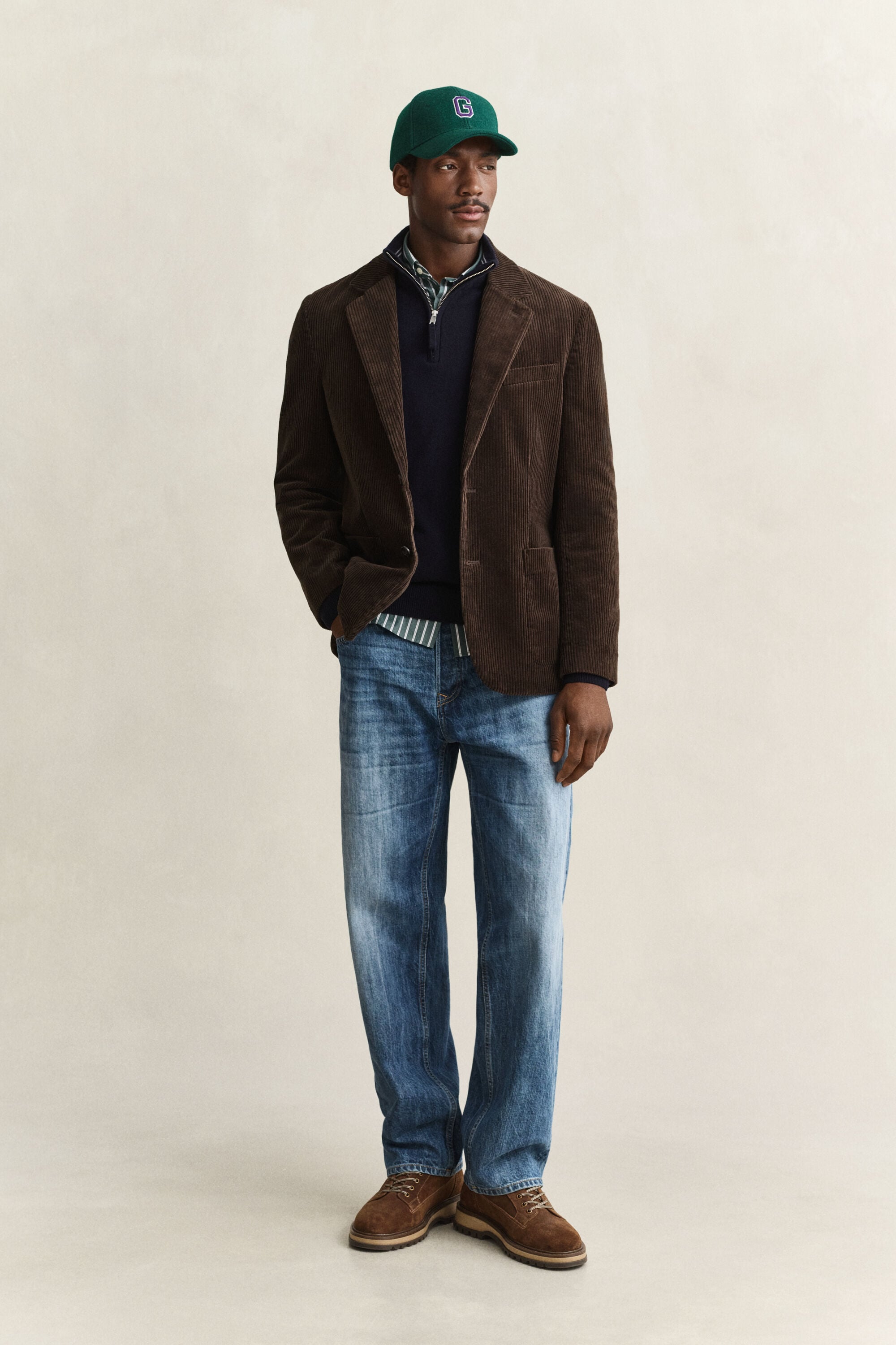 Lambswool Half-Zip Sweater