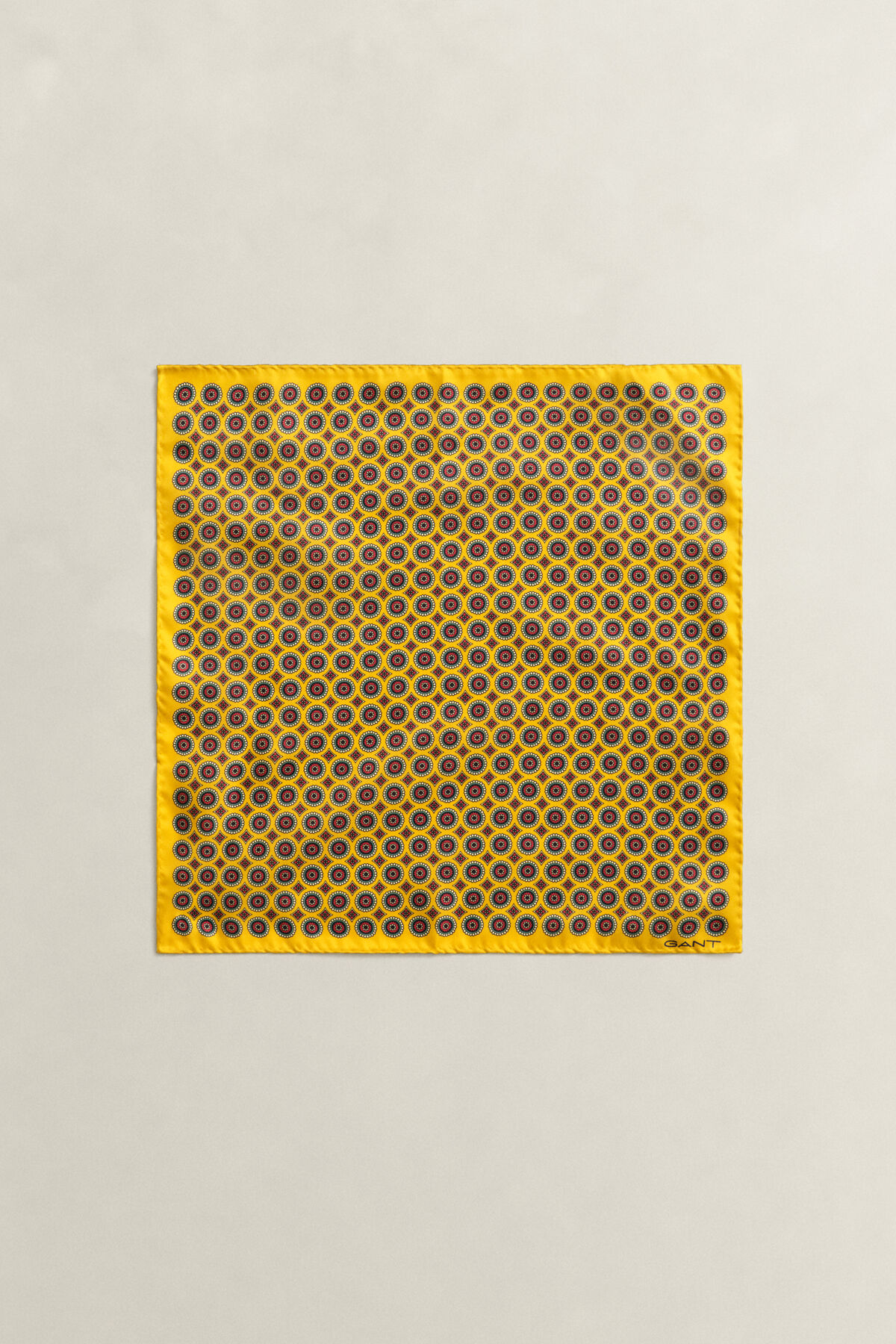 Foulard Print Pocket Square — SUNSET GOLD