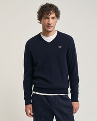 Seasonal Essential Extra Fine Lambswool V-Neck Sweater