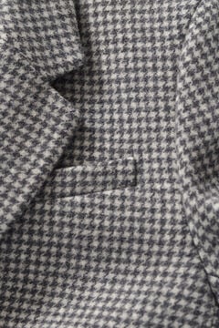 Houndstooth Blazer — DARK GREY MELANGE 3