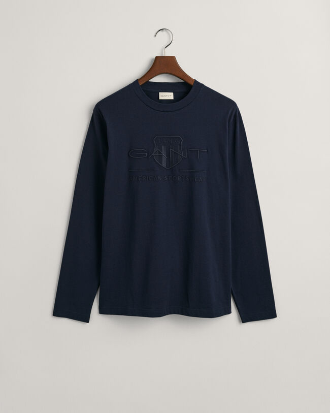 Tonal Shield Long Sleeve T-Shirt