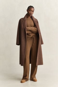 Wool Cashmere Blend Pants — WARM KHAKI 7