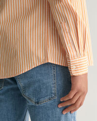 Teens Shield Striped Poplin Shirt