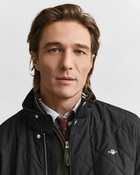 Quilted Windcheater Mid-Length Jacket