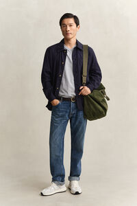 Slim Fit Shield V-Neck T-Shirt