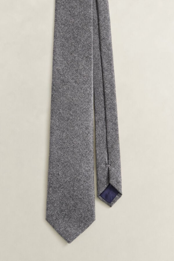 Cashmere Tie — DUSKY ANTHRACITE