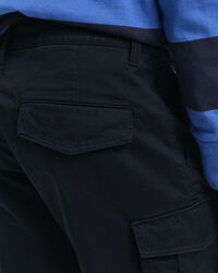 Relaxed Fit Twill Cargo Shorts