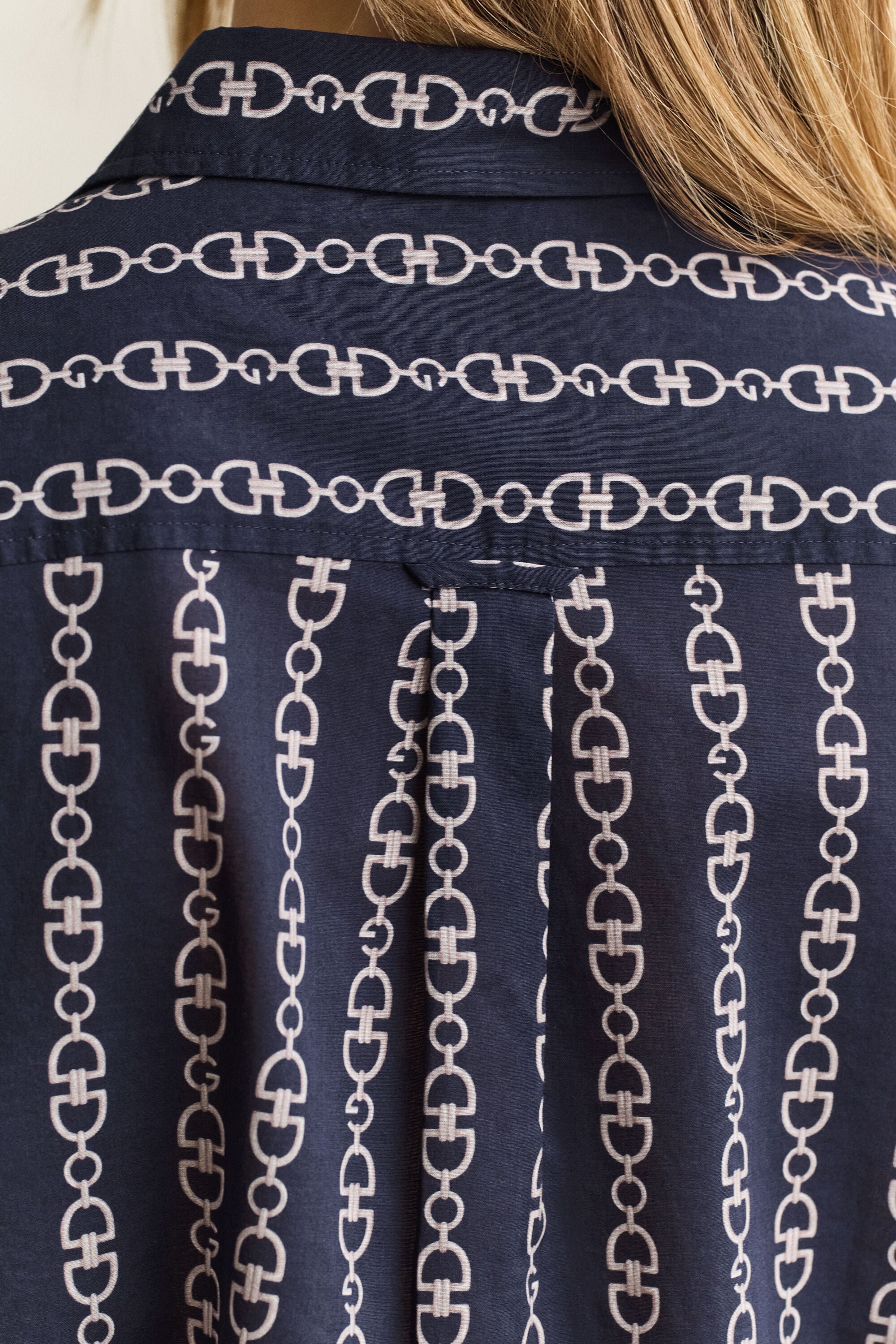 Printed Cotton Voile Shirt