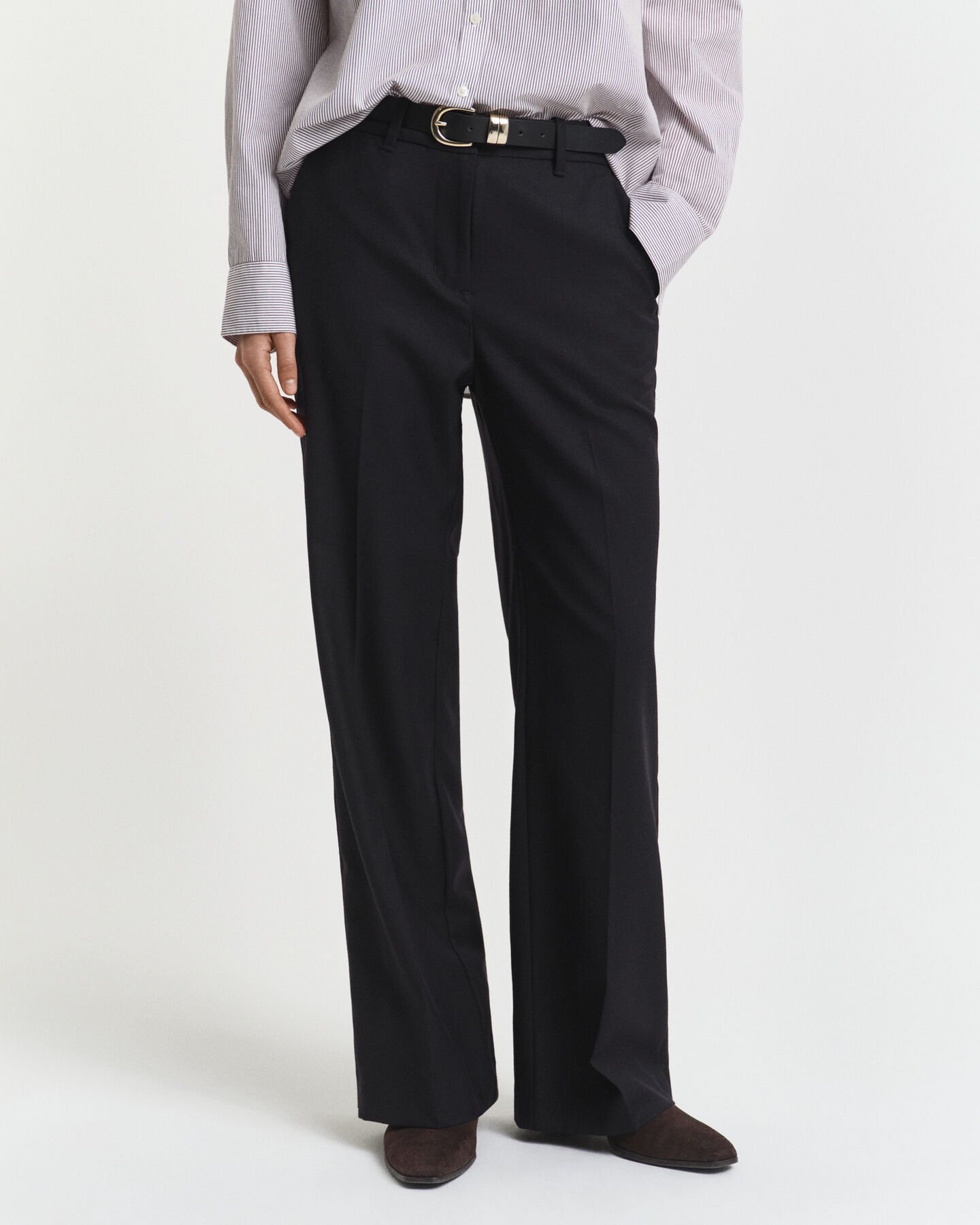 Tailored Wool Blend Pants