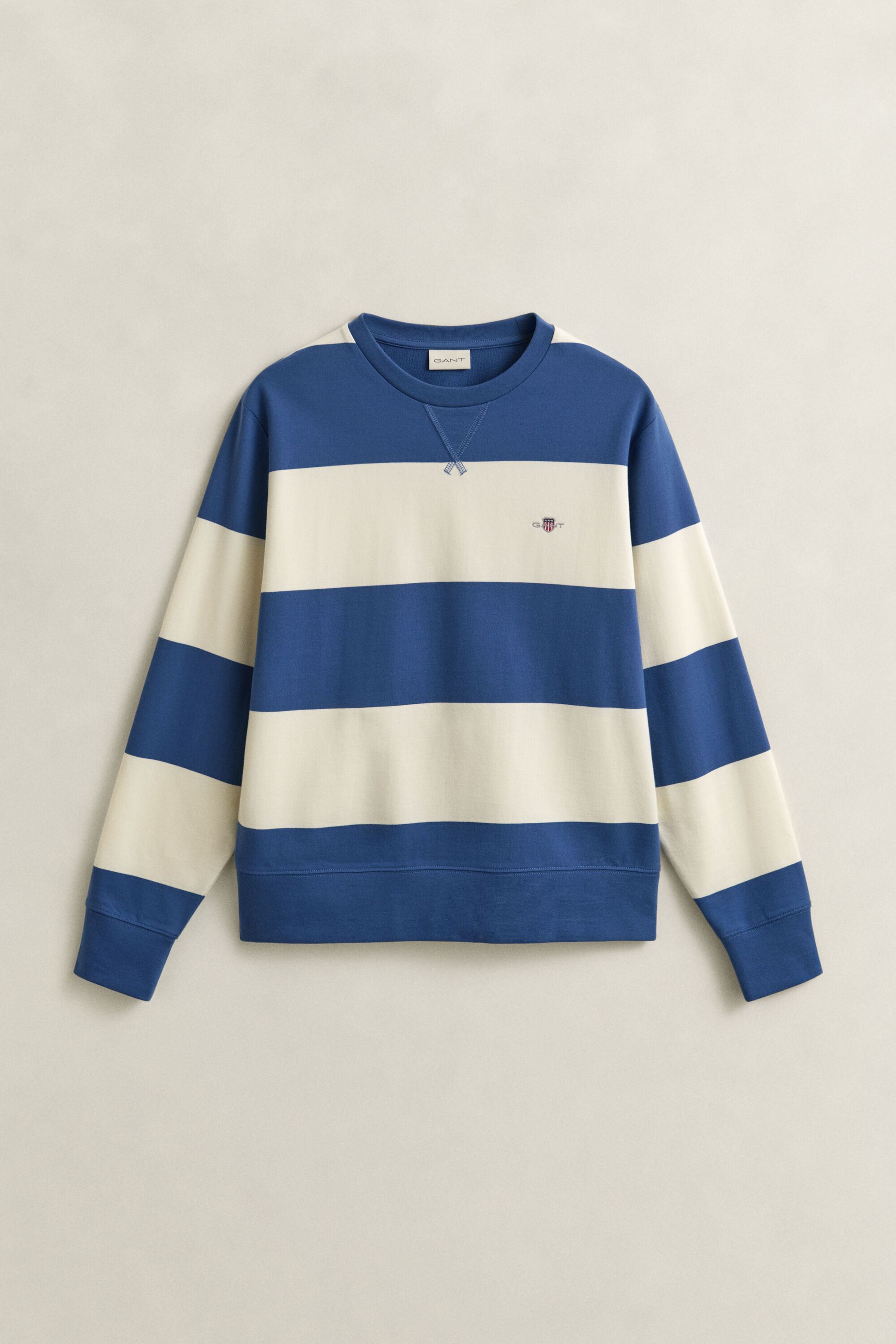 Striped Crew Neck Sweatshirt