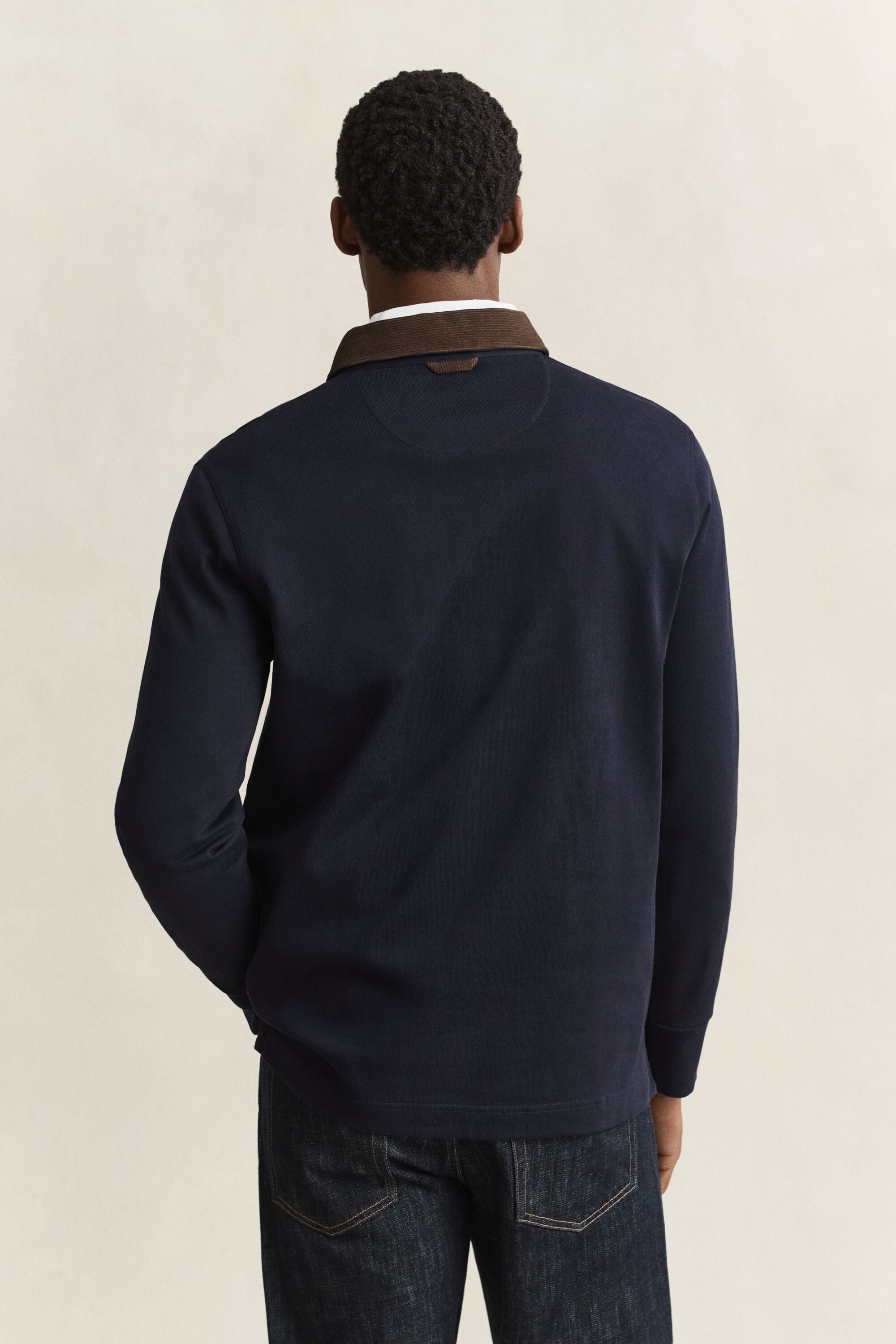 Corduroy Collar Rugger