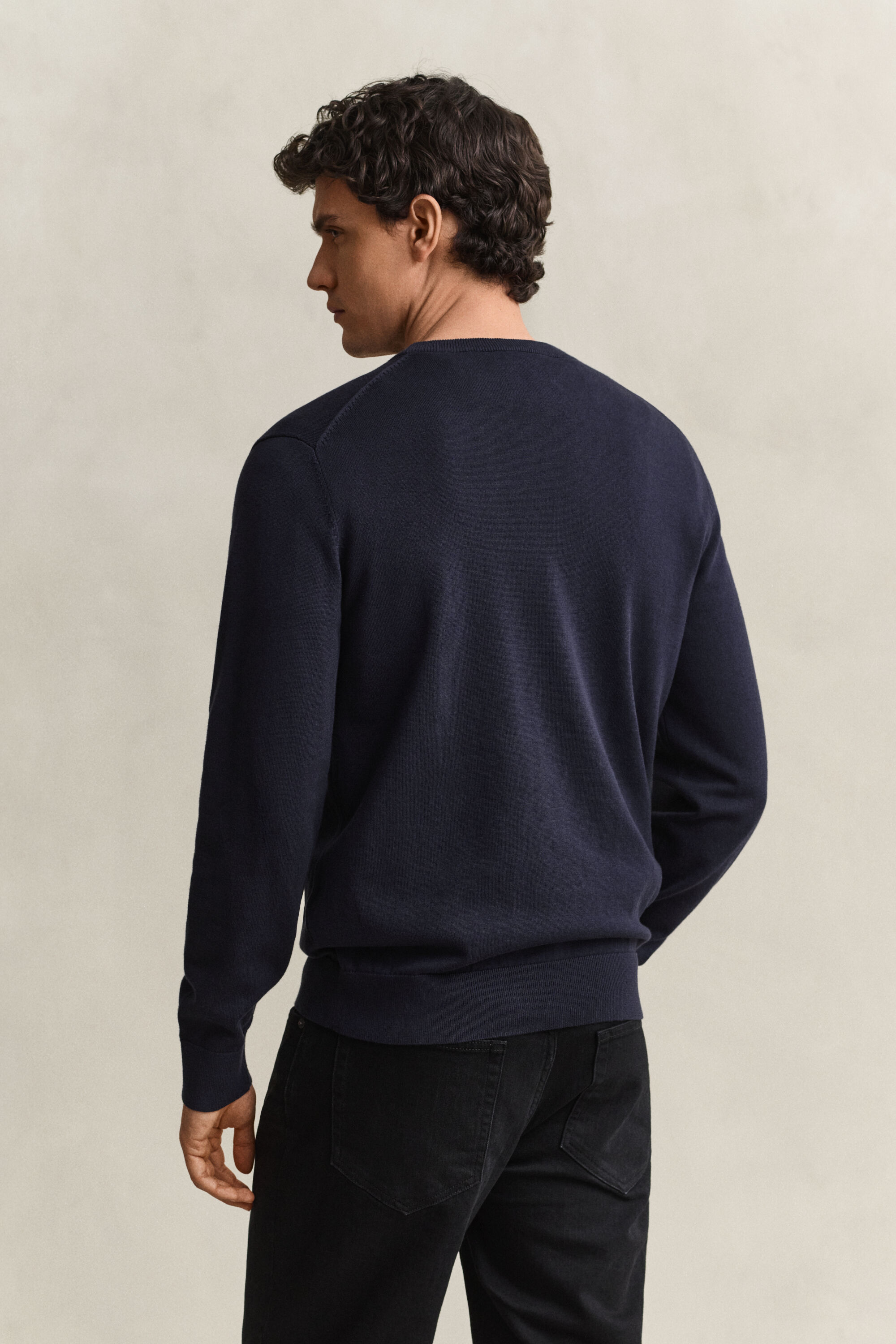 Cotton Crew Neck Sweater