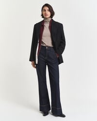 Lightweight Cotton Turtleneck Top