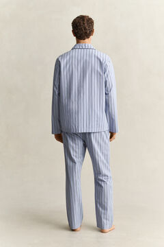 Striped Poplin Pajama Set — LAVENDER BLUE 2
