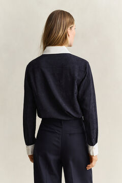 Jacquard Shirt — EVENING BLUE 2