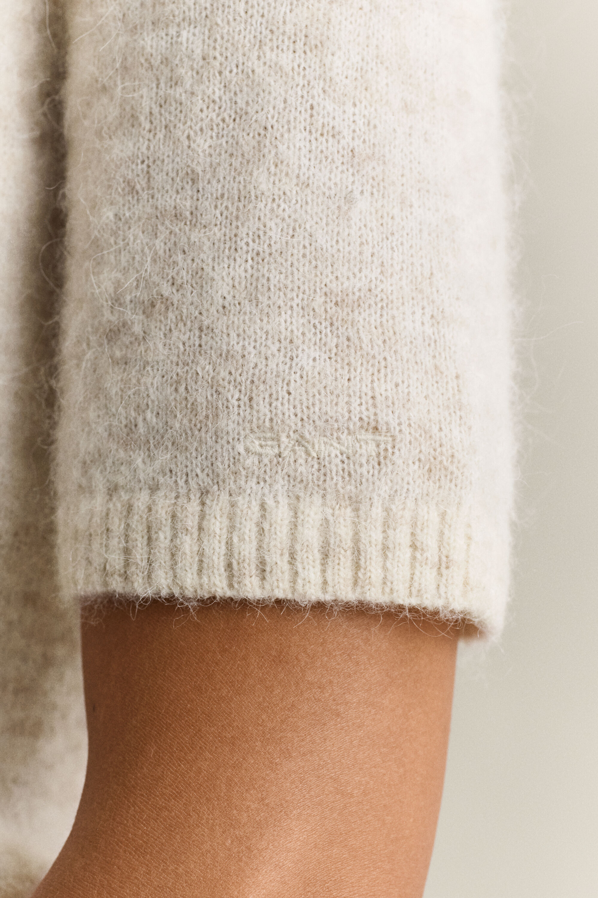 Alpaca Wool Blend Short Sleeve Sweater