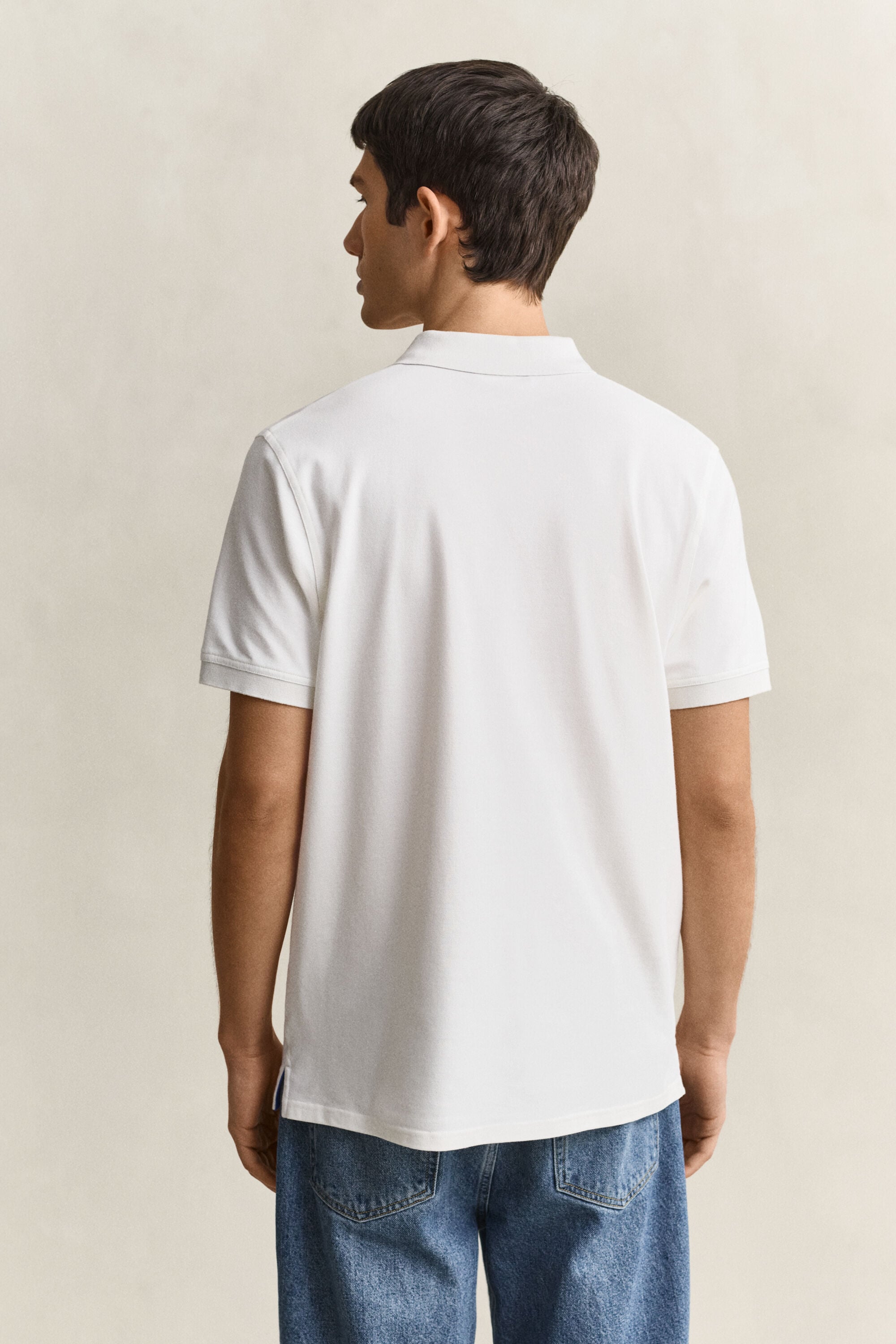 Contrast Piqué Polo Shirt