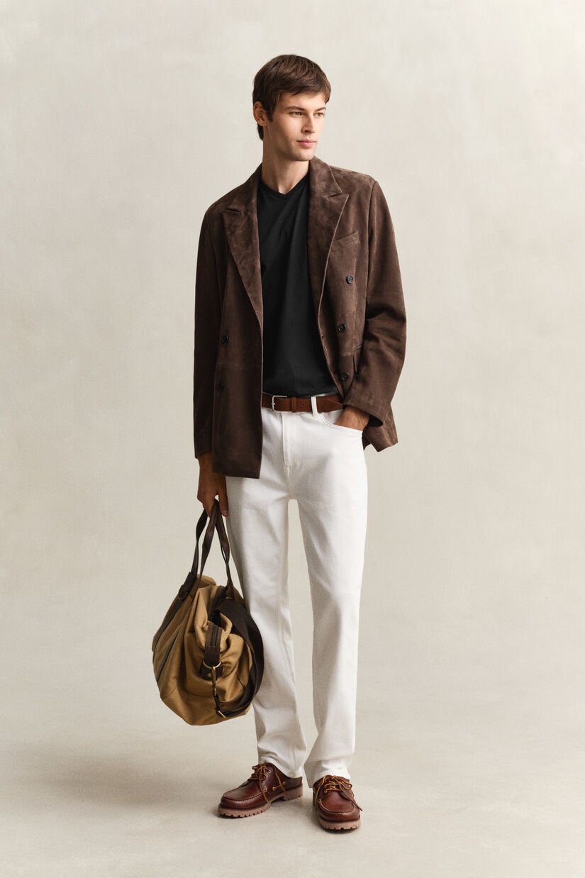 Slim Fit Shield V-Neck T-Shirt