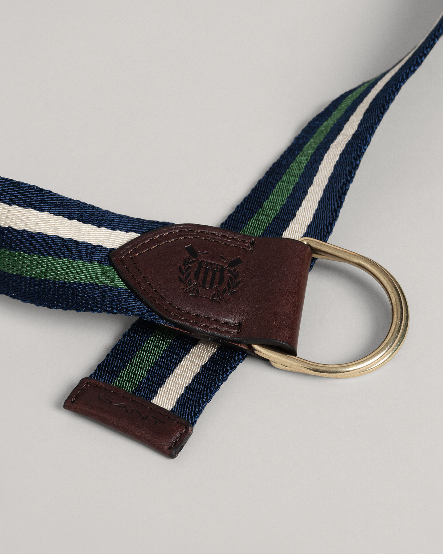 Striped Webbing Belt