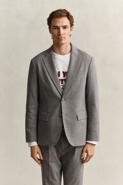 Flannel Blazer — MIST TAUPE 7