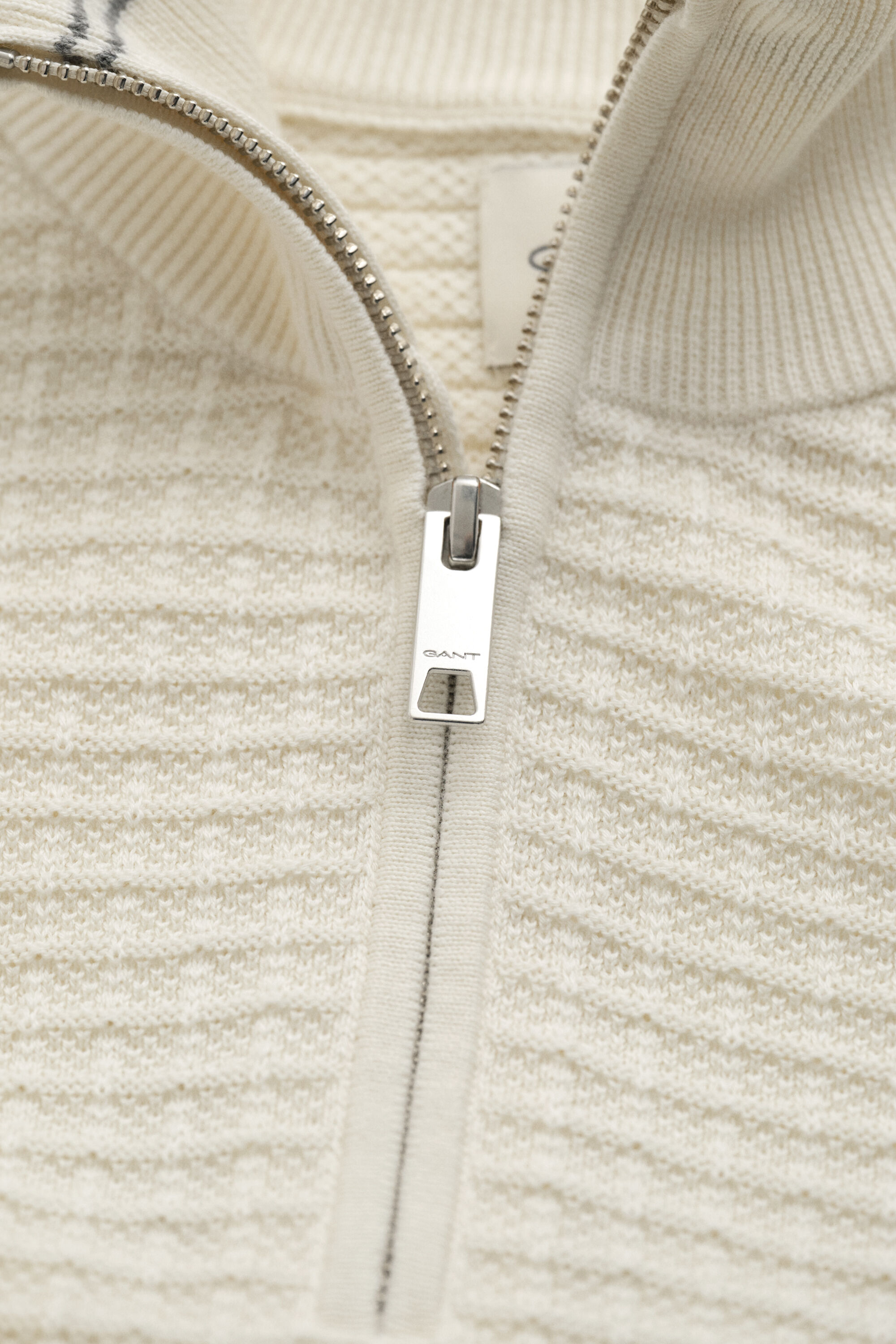 Textured Half-Zip Sweater