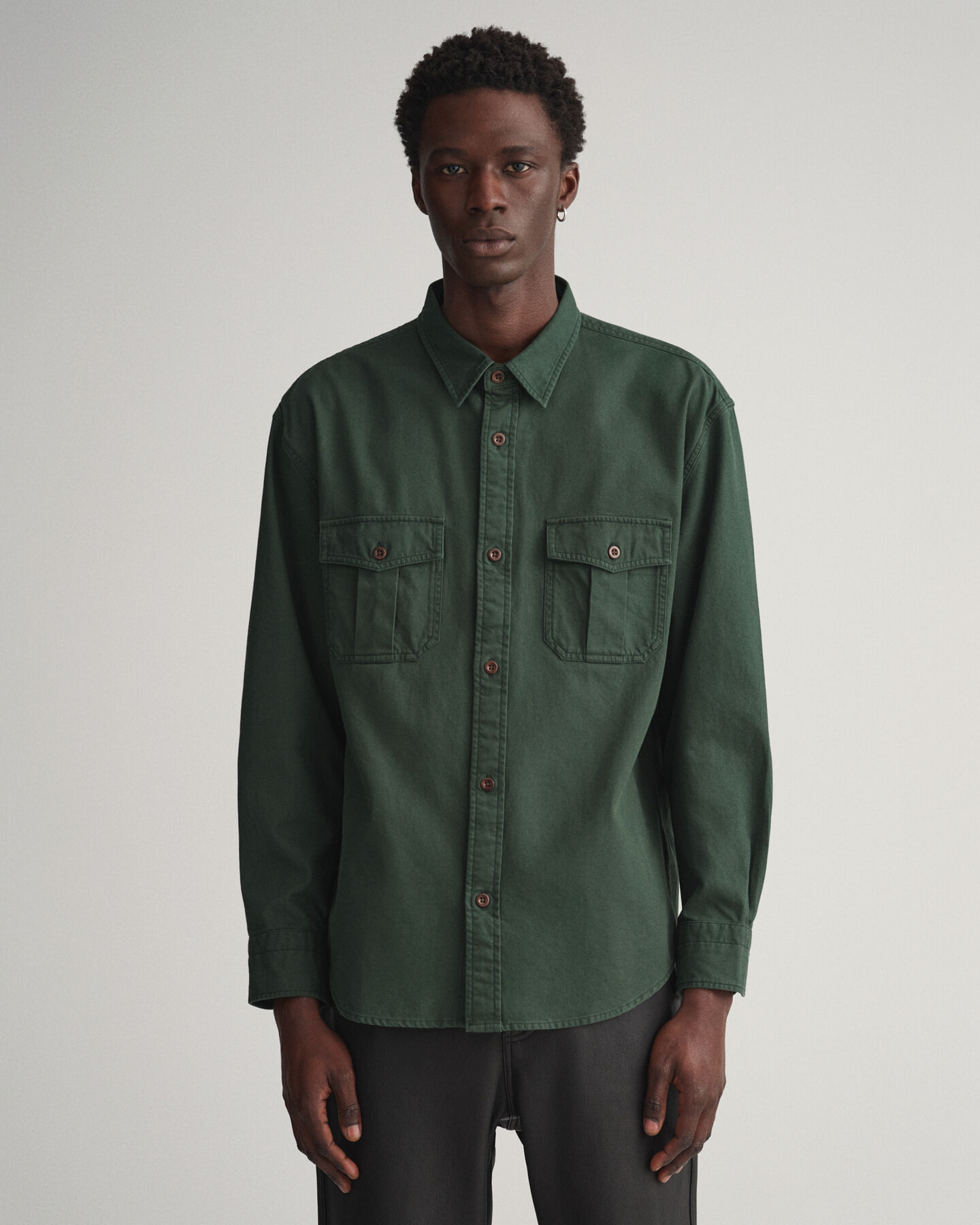 Relaxed Fit Twill Shirt