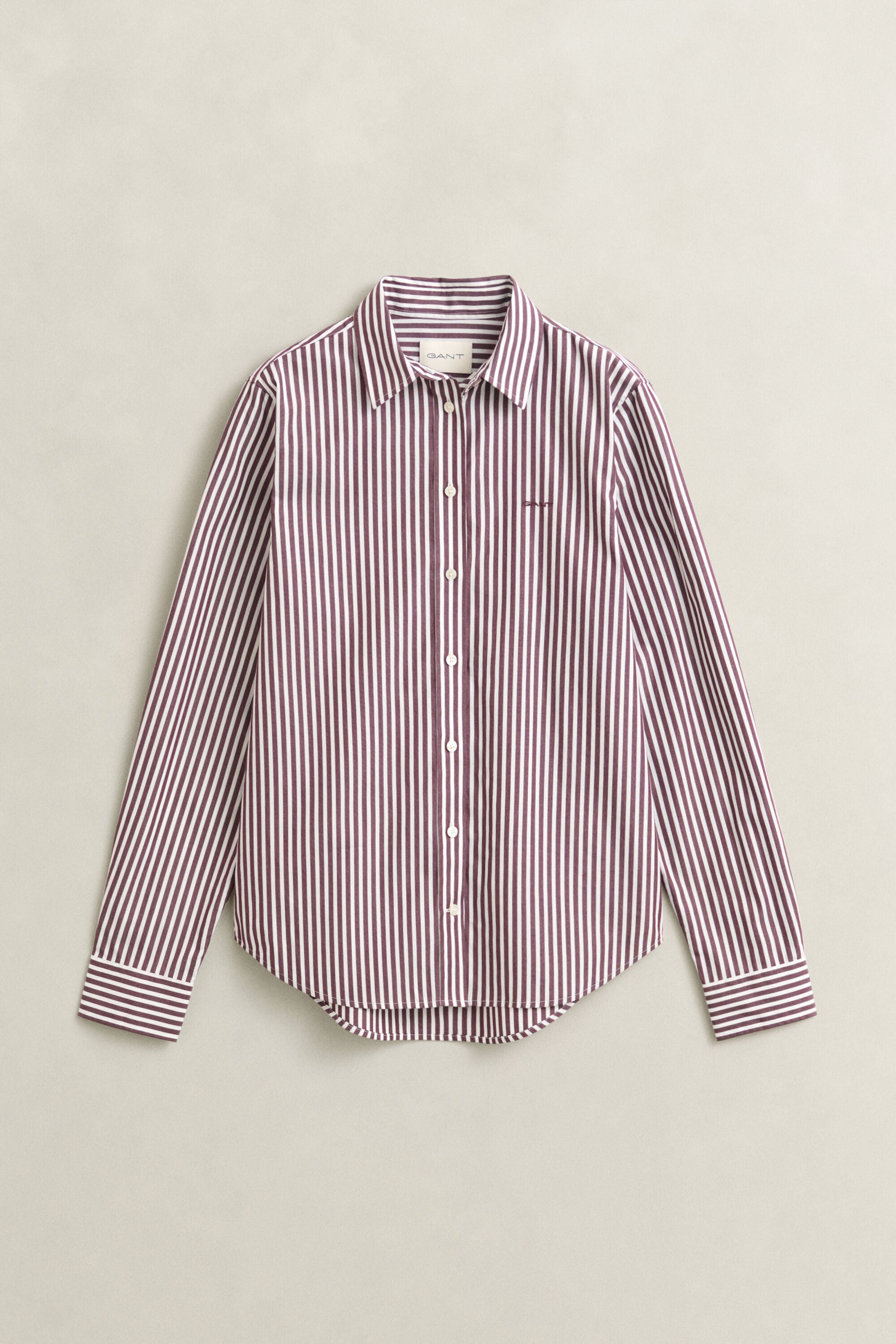 Regular Fit Striped Classic Poplin Shirt