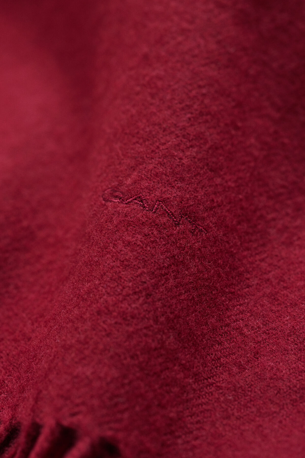 Wool Scarf — DEEP GRAPE WINE