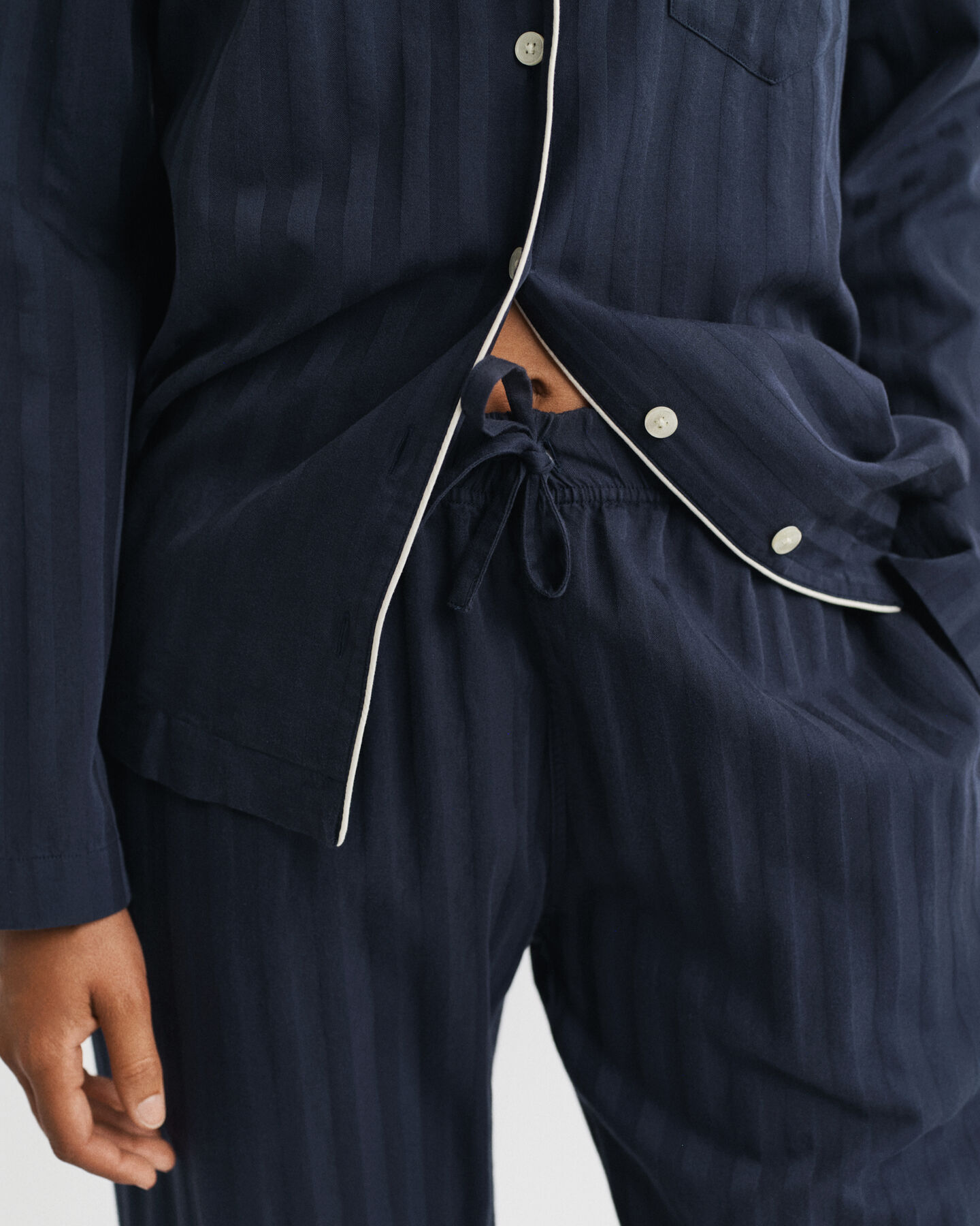 Satin Stripe Pajama Set Gift Box