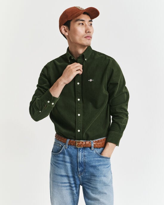 Regular Fit Cotton Corduroy Shirt