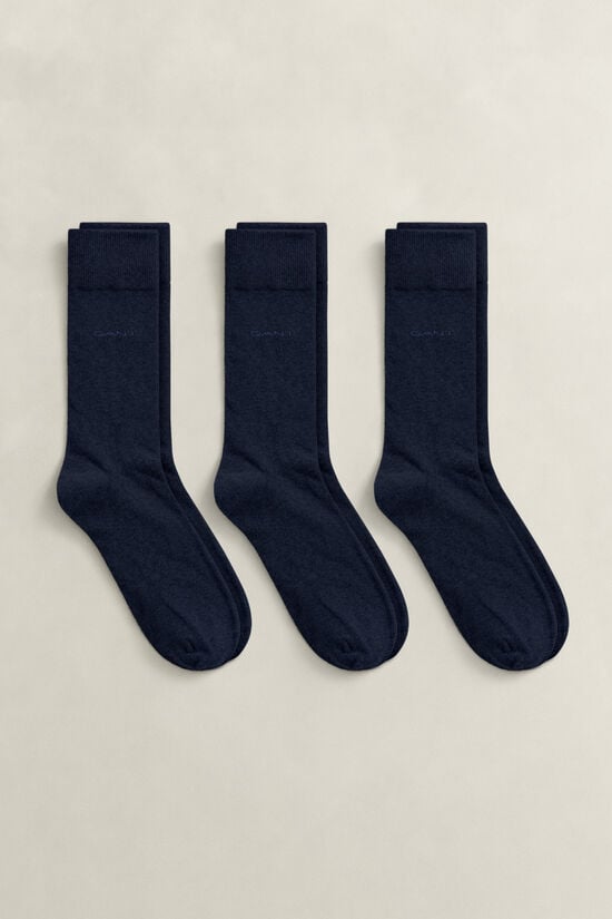 3-Pack Soft Cotton Socks