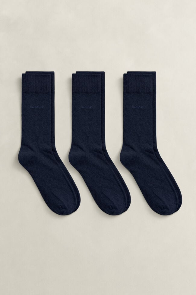 3-Pack Soft Cotton Socks