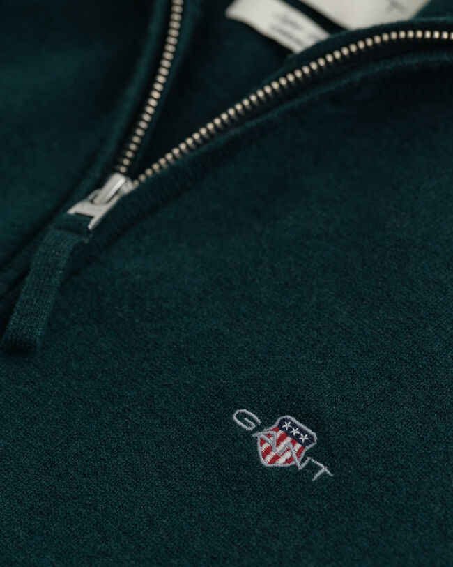 Superfine Lambswool Zip Cardigan