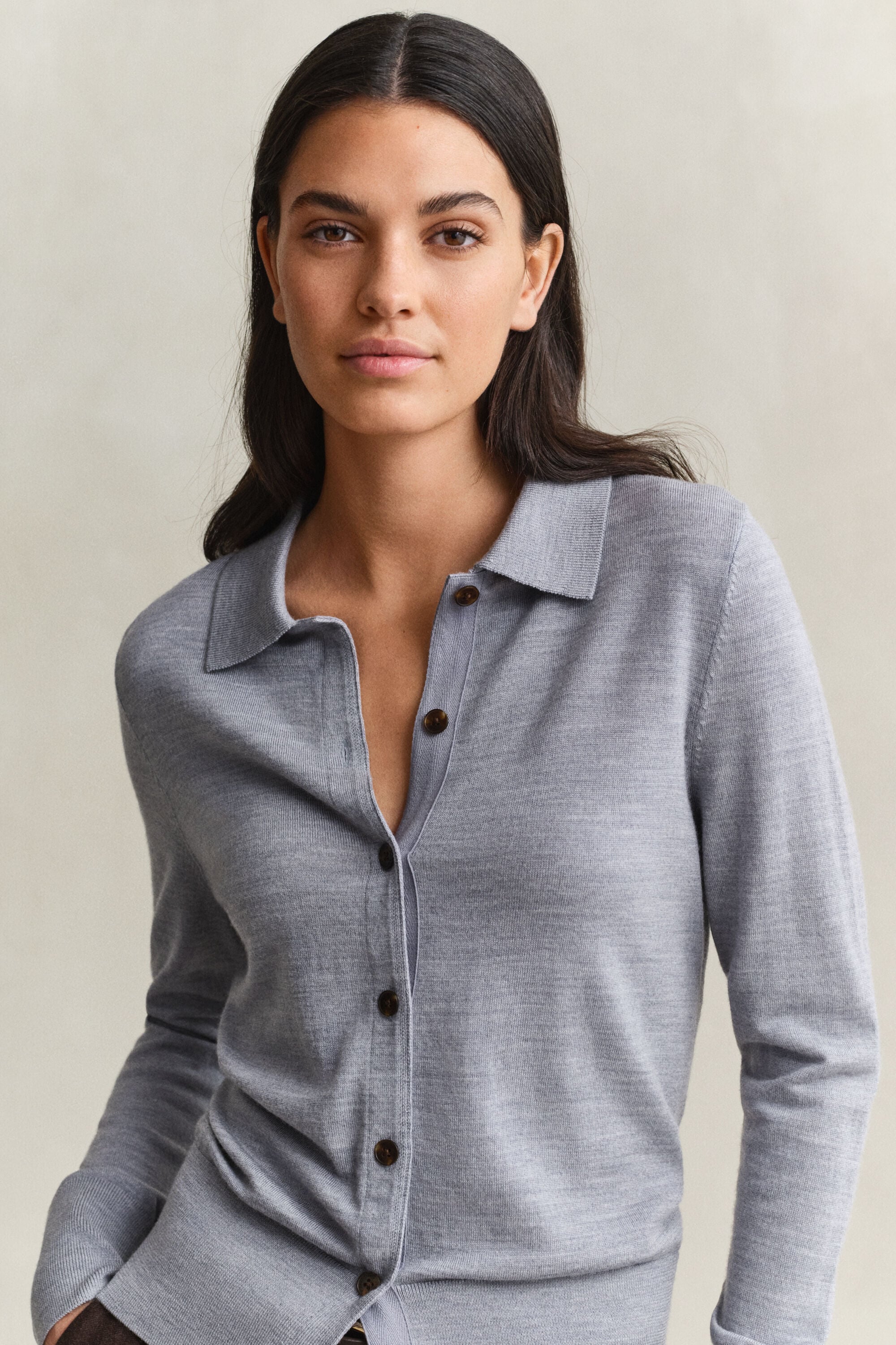 Extra Fine Merino Wool Cardigan