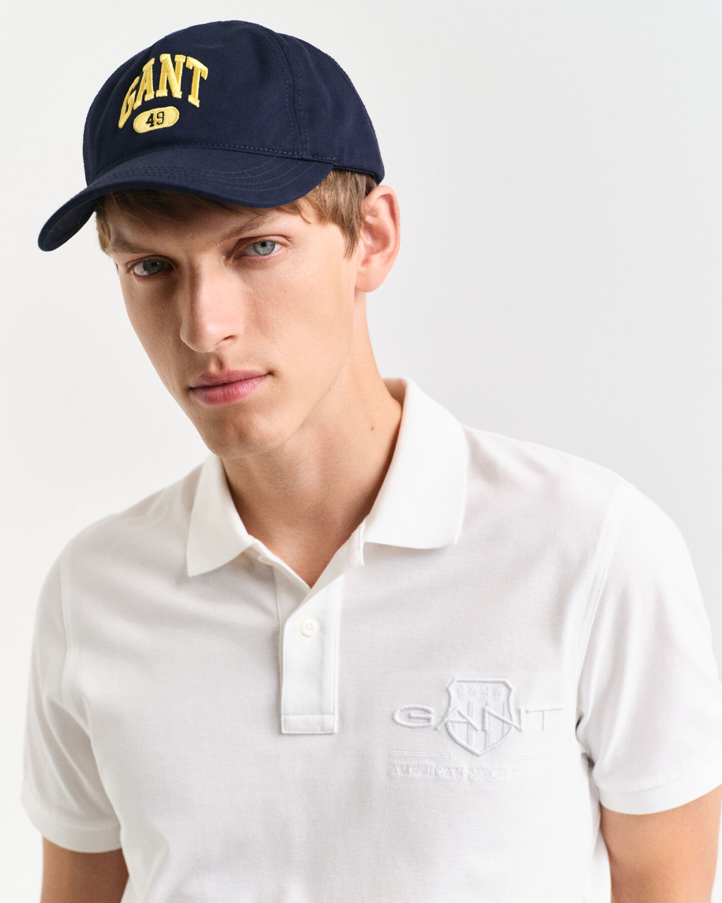 Tonal Shield Polo Shirt