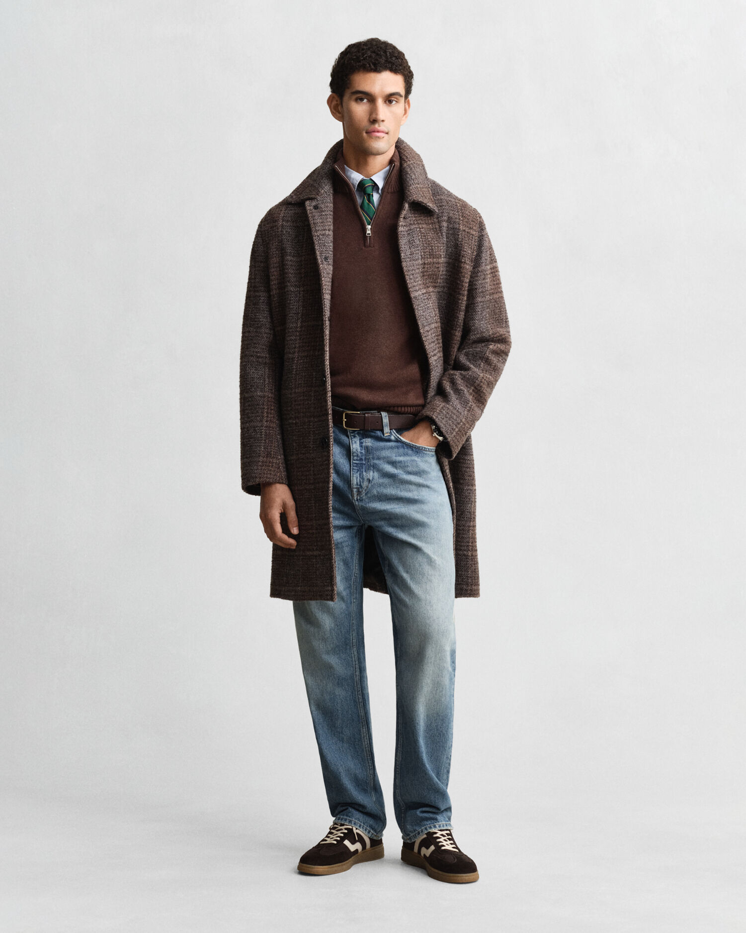 Casual Cotton Half-Zip Sweater