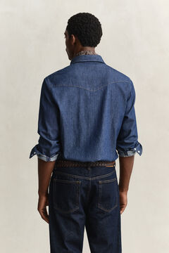 Denim Rodeo Shirt — DARK INDIGO 2