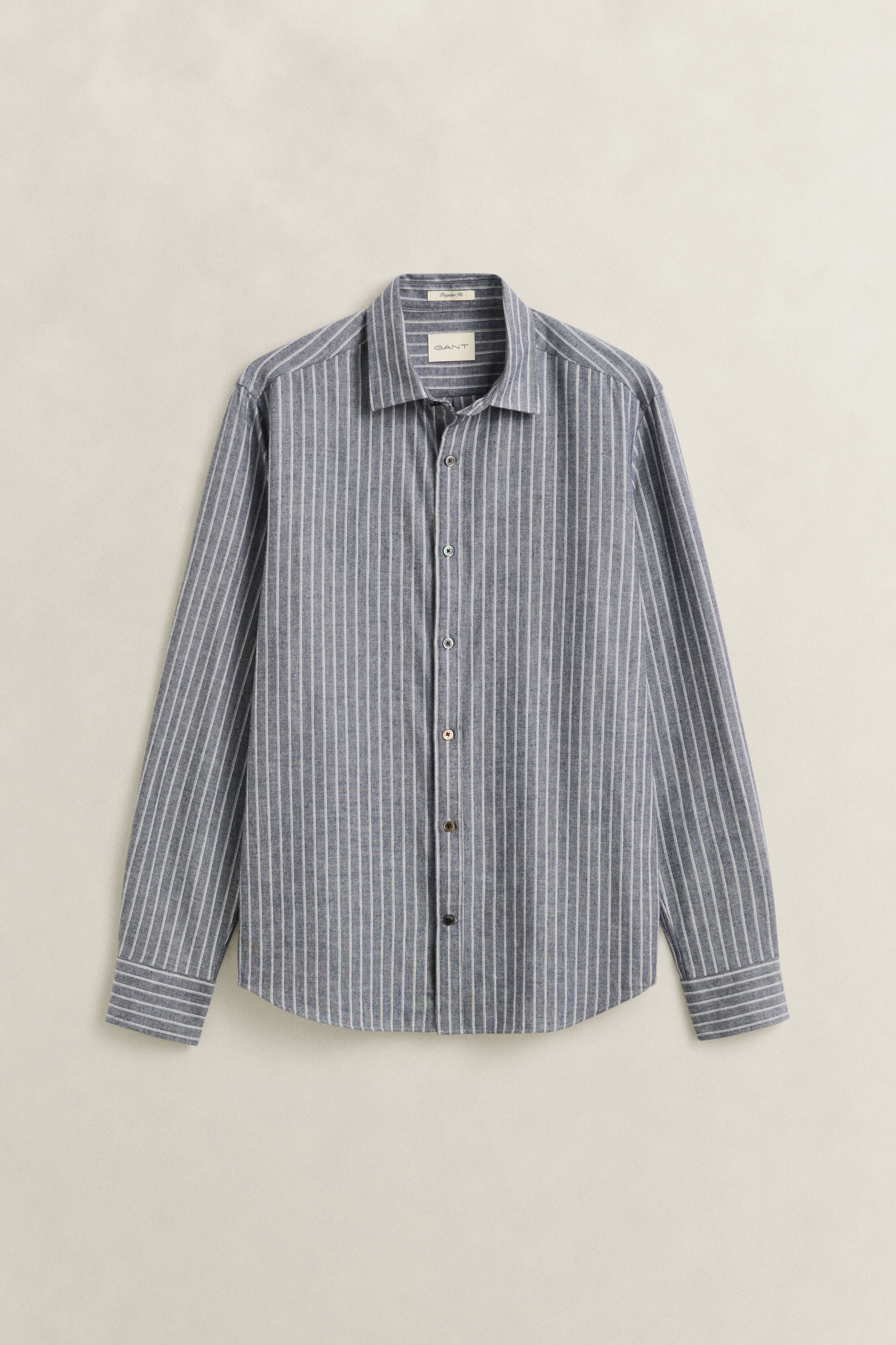 Striped Flannel Mélange Shirt