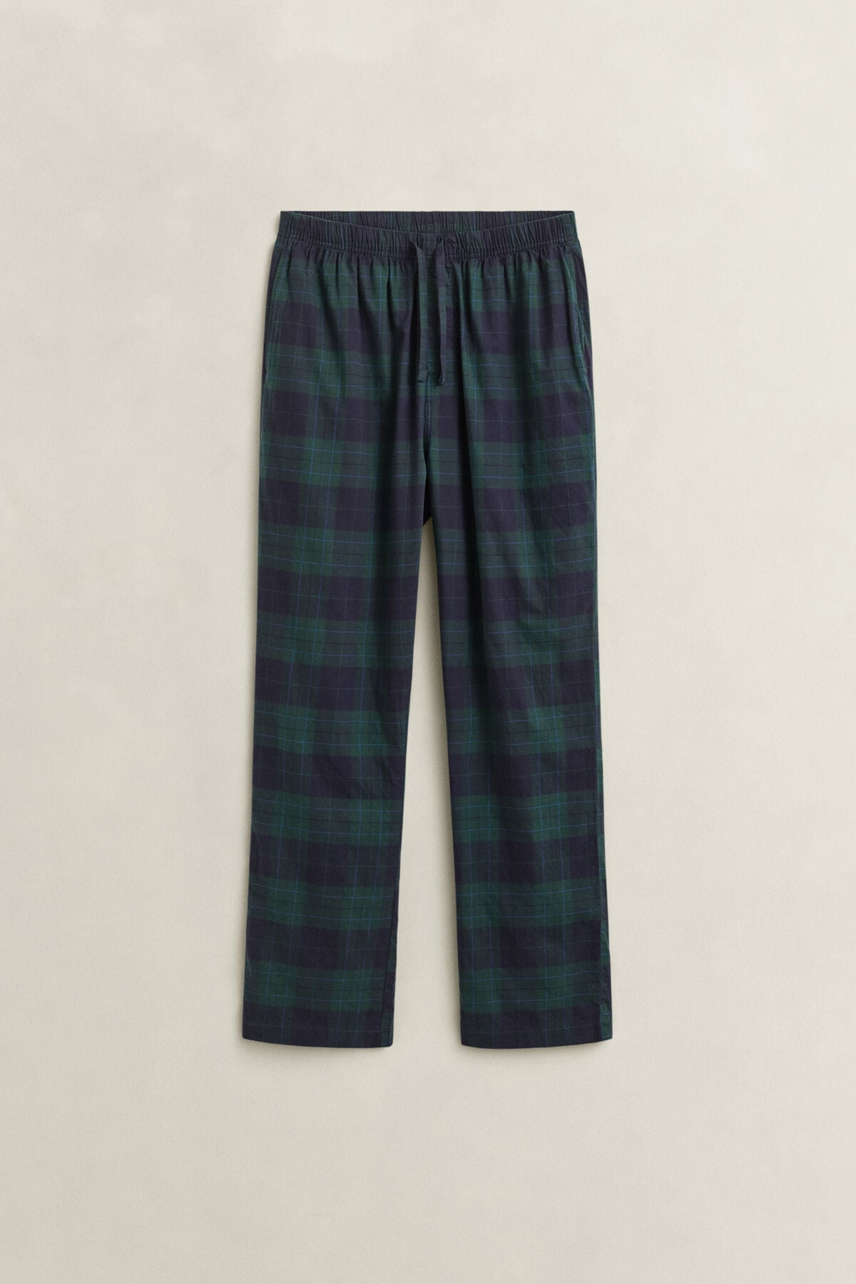 Checked Flannel Pajama Pants — TARTAN GREEN